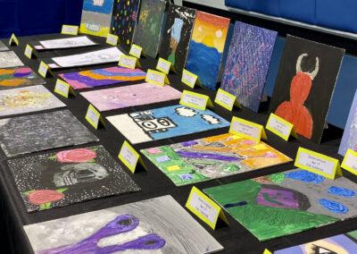 Reception Honors Olivet Youth Artists in 'Multiple Impressions' Art Show