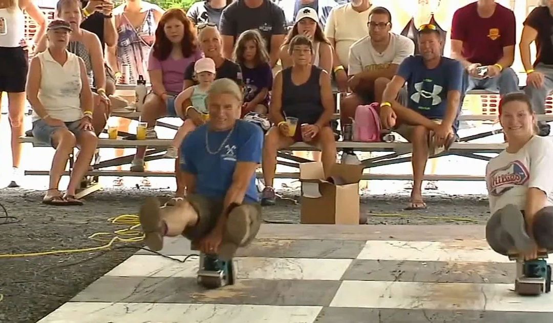 Annual Belt Sander Race Ready to Grind the Track in Exeter Township