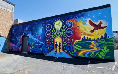 Olivet Boys & Girls Club members create mural at Reading site